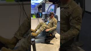 Mixed Reality F-35 Flight Simulator at I/ITSEC 2022 Trade Show