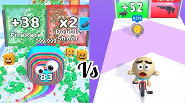 Smash Runner Vs MoneyShoots Run - All Levels SpeedRun Gameplay Android iOS #gaming 