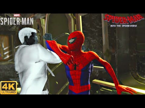 Mr. Negative Subway Fight with Into The Spider-Verse Suit - Marvel's Spider-Man PS5 (4K 60FPS)