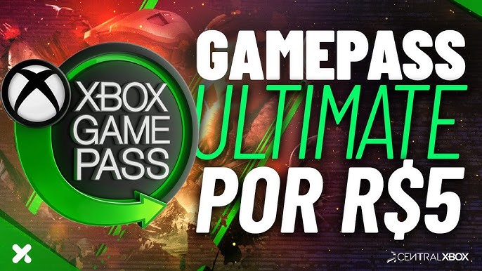 Xbox Game Pass por 5 reais nos 3 primeiros meses