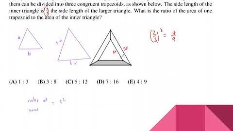 2023 AMC 8 #19(Area & Similarity Relationship)