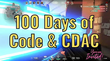 100 Days of Code with CDAC
