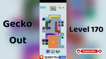 Gecko Out Level 170 Walkthrough 🧩 | Step-by-Step Puzzle Guide | Mini Boss