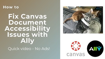 Intro to Fixing Canvas Document Accessibility Issues Using Ally