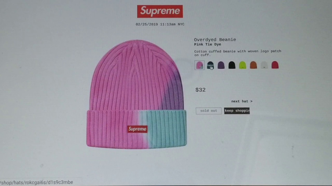 Supreme SS19 Week 1 Live Copping Video + Fail & Lagging! 2 25 2019