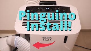 Delonghi Pinguino Portable Air Conditioner  Review & Installation