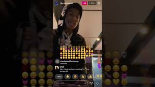 NBA YOUNGBOY SAY HE AINT WORRIED ABOUT NOTHING AND PREVIEWS NEW SONG ON LIVE