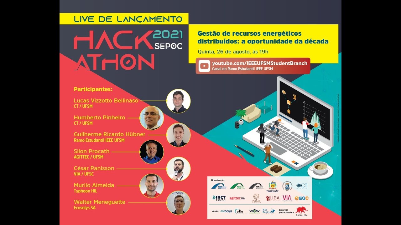 Live de lançamento do Hackathon SEPOC 2021 - YouTube