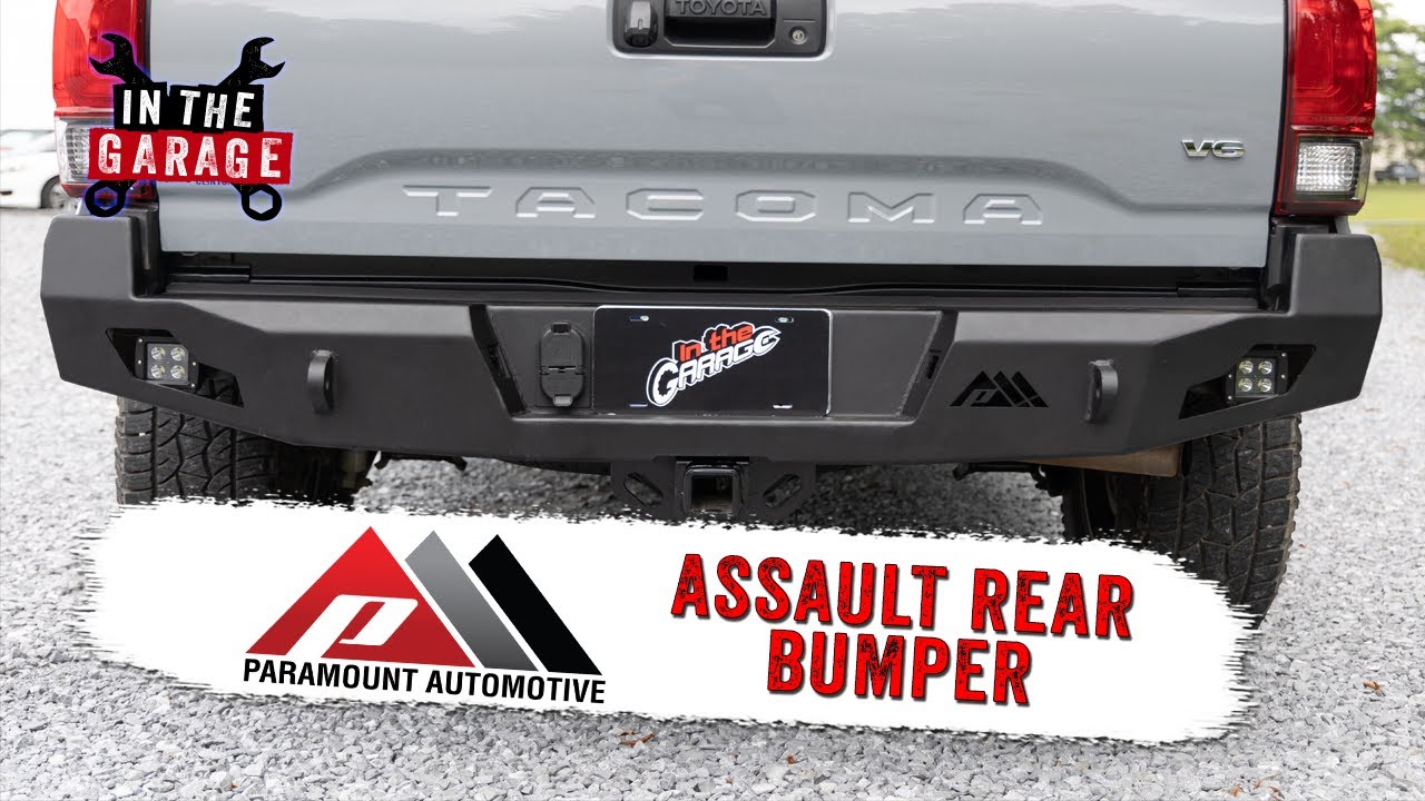 Paramount Automotive Assault Rear Bumper - Features and Benefits
