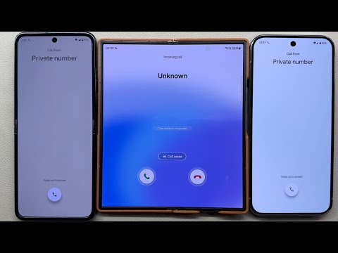 Motorola Razr 50 Ultra + Samsung Galaxy Z Fold 6 + Google Pixel 9 Pro XL No Caller ID Incoming Calls