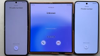 Motorola Razr 50 Ultra + Samsung Galaxy Z Fold 6 + Google Pixel 9 Pro XL No Caller ID Incoming Calls screenshot 5