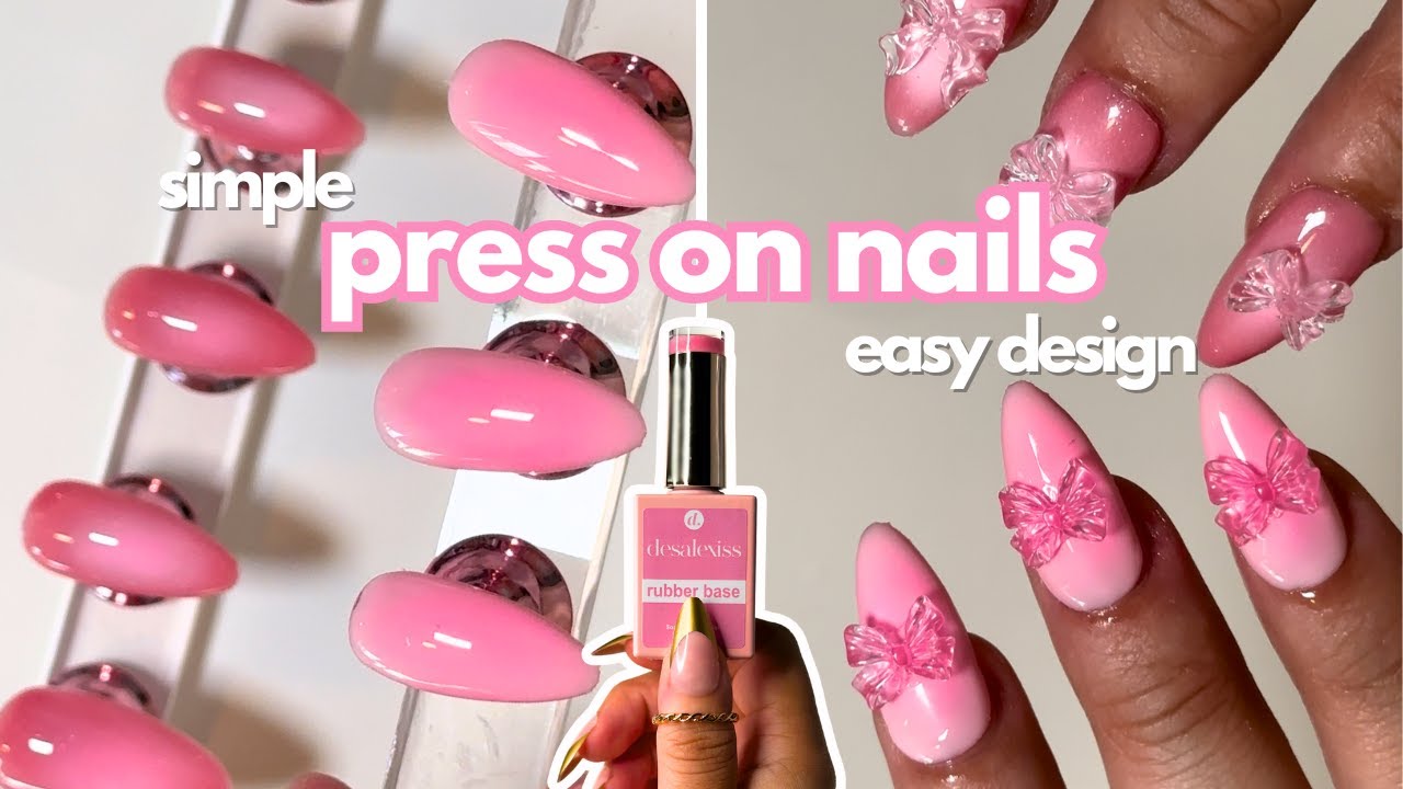 HOW TO MAKE PRESS ON NAILS: For Beginners + Using gel x | EASY + SIMPLE Tutorial