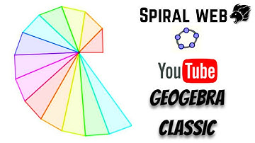 Spiral Web in GeoGebra Classic #Aravind