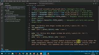 Panduan koneksi PHP ke database Mysql dengan PDO Extention