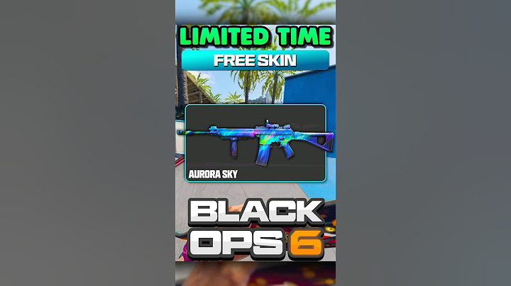 *DON'T MISS* Free AURAORA SKY Skin in Warzone (Limited-time)