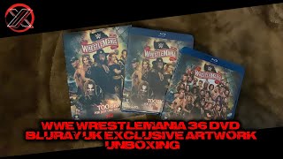 WWE Wrestlemania 36 DVD & Blu-ray UK Exclusive Artwork Unboxing