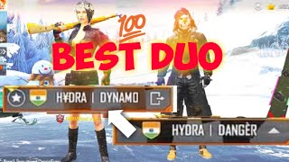 Dynamo Gaming + Hydra Danger Best DUO Ever Pubg Mobile #dynamogaming #hydradanger