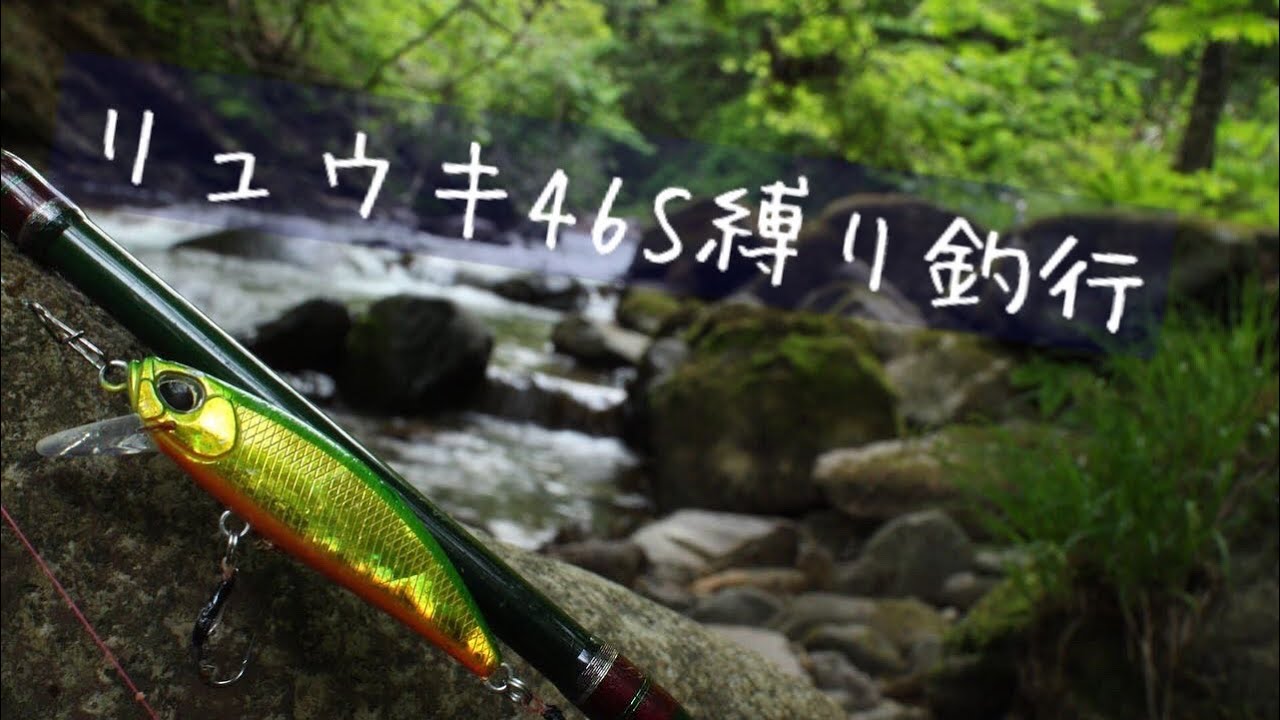 渓流ルアー】雪代の消えた渓でリュウキ46Sを使い倒す - YouTube