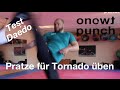 Tornado Kick Lernen Tutorial Test Daedo Target Pratze für Beste Fußtechnik. One Two Punch