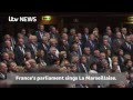 France's parliament sings La Marseillaise after Paris attacks