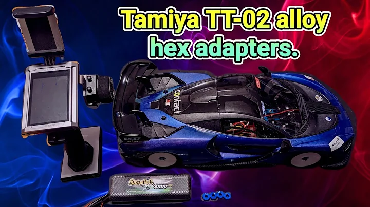 Tamiya TT 02 Senna Alloy hex adapters 12 x 7 mm