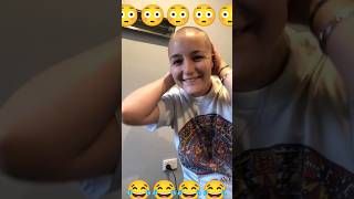 OMG😱Beautiful Teengirl headshaved😂|forced haircut 🤯#shorts#headshave
