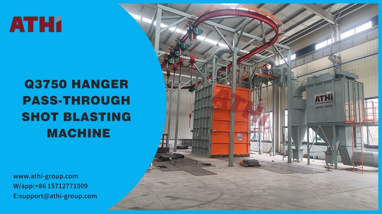 Q3750 Hanger Pass-through Shot Blasting Machine