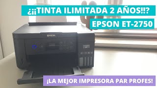 Impresora con tinta ilimitada. ¿Recomendable? Epson printer. Ecotank -  YouTube