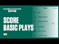 Scoring basic plays  gamechanger university