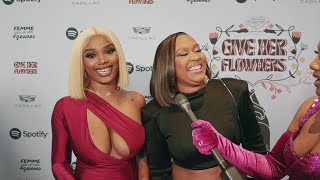 Baroline Diaz + Lebra Jolie Red Carpet Interview | Give Her FlowHERS Awards 2022