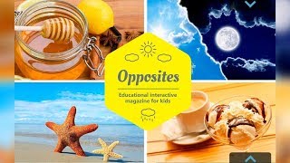 Comparisons. Opposites. English Doman cards - Kids vocabulary - English educational video