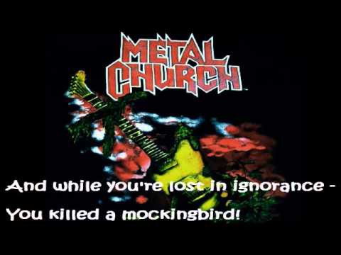 Metal Church - No Friend Of Mine [Lyrics Video]