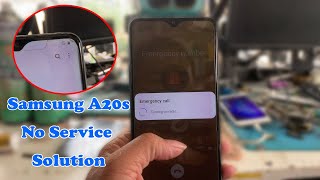 How to fix Samsung A20s No Signal, No Service , Turn on radio when calling