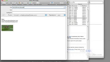 Mac Address Book OS version 10.6 Part 7 Sending to a group