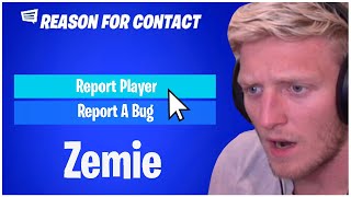 Tfue Blocked & Reported Zemie To Epic Games After This Happened