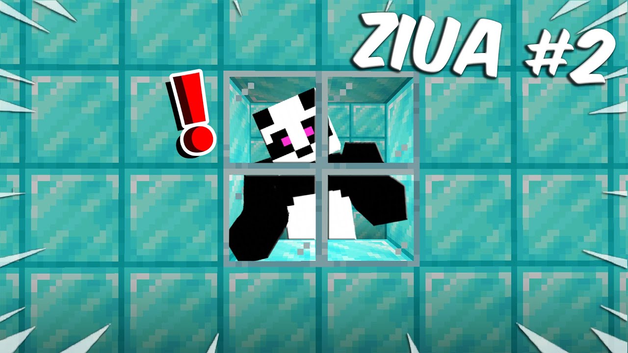 BLOCAT IN 100 DE STRATURI DE DIAMOND IN MINECRAFT!