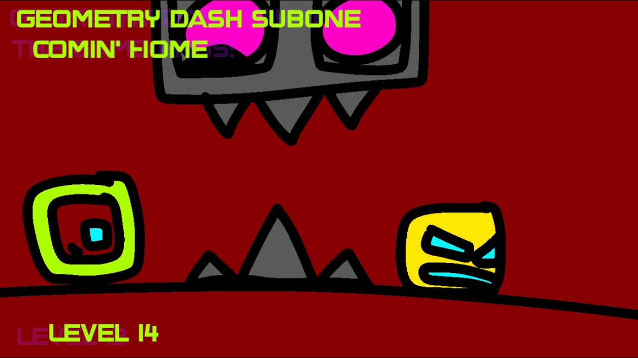 Geometry Dash SubOne Level 14 - Come Home - YouTube