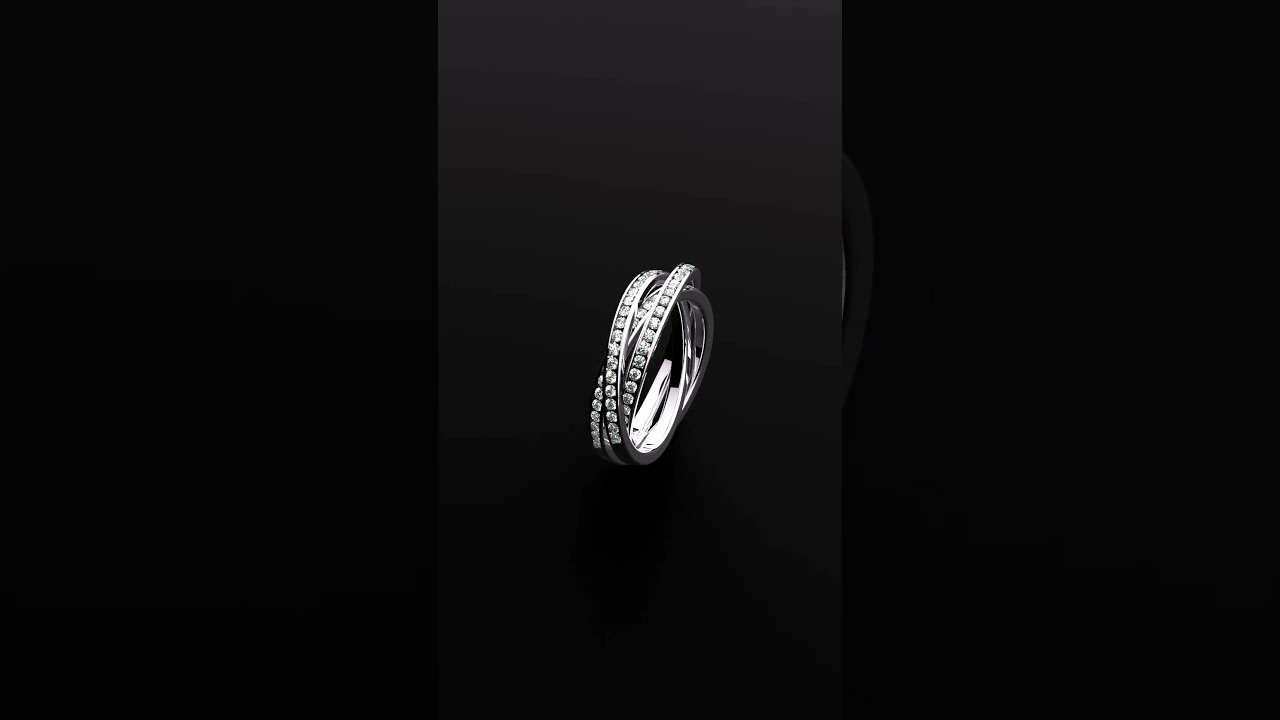 Jewelry 3d video visualization #render #jewelry #diamond #ring #3d