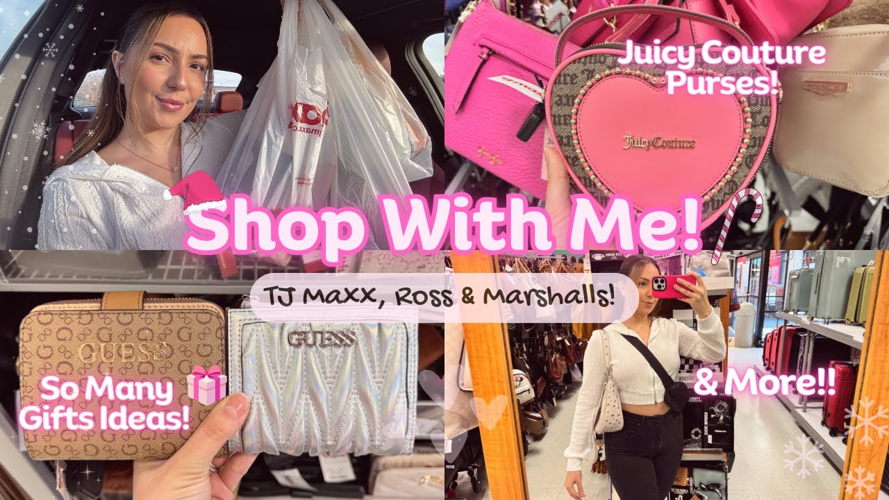 SHOP WITH ME TJ MAXX, ROSS DRESS FOR LESS & MARSHALLS! Christmas
