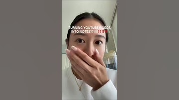 Turning Youtube Videos Into Notes!! Summerizer Tool | Transcribe For Free #youtube #ai #productivity