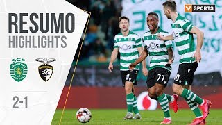 Highlights | Resumo: Sporting 2-1 Portimonense (Liga 19/20 #20)