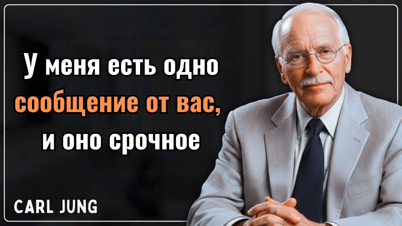 У меня есть одно сообщение от вас, и оно срочное | Карл Юнг