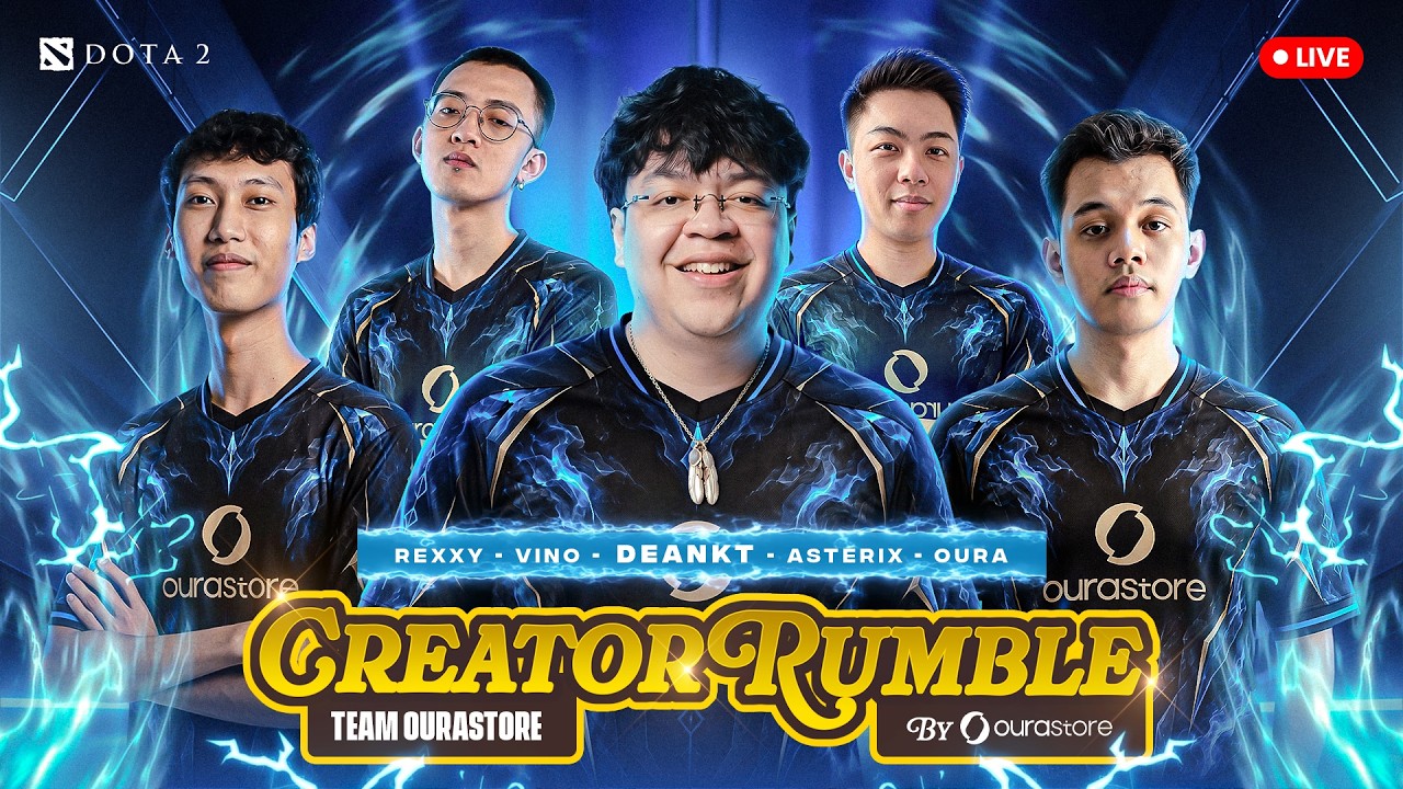 HARI YANG DI TUNGGU2 ⚔️ OURASTORE VS PRK ⚔️ DOTA 2 CREATOR RUMBLE BY OURASTORE #OURASTORE