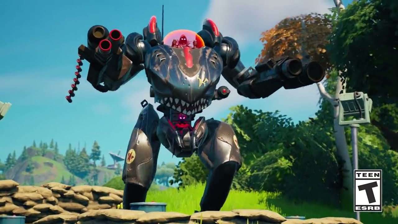 Salvaged Brute Trailer Updated Mechs Fortnite 18.40 YouTube