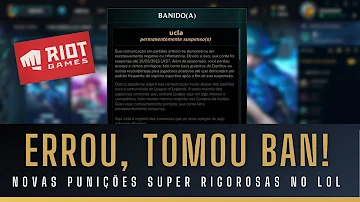 Quais são os ban no LOL?