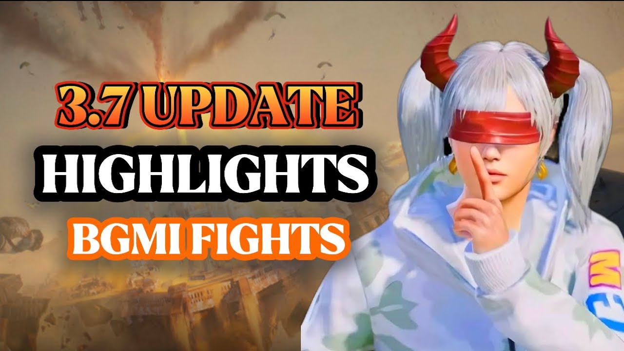 3.7 UPDATE 😍HIGHLIGHTS OF FIGHT ☠️ | 1 v 4 FIGHT 😱 | SQUAD WIPED 🥵🥵 ...