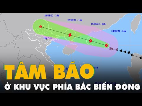 Video Tâm bão số 3 đang ở khu vực phía bắc Biển Đông, từ... - youtube