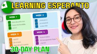 My 1 Month Plan for Learning Esperanto
