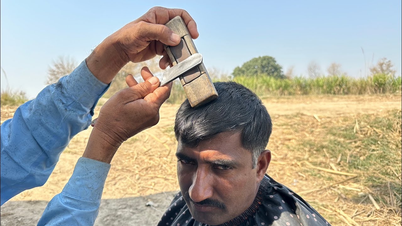 ASMR Fast Hair Cutting With Barber Old Man 👨‍🦳 [ASMR SHAMS]
