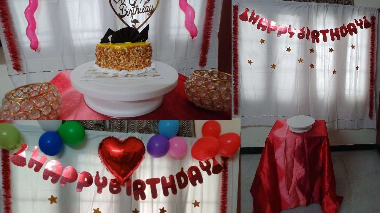 Birthday decoration ideas in Tamil birthday decorations at home in